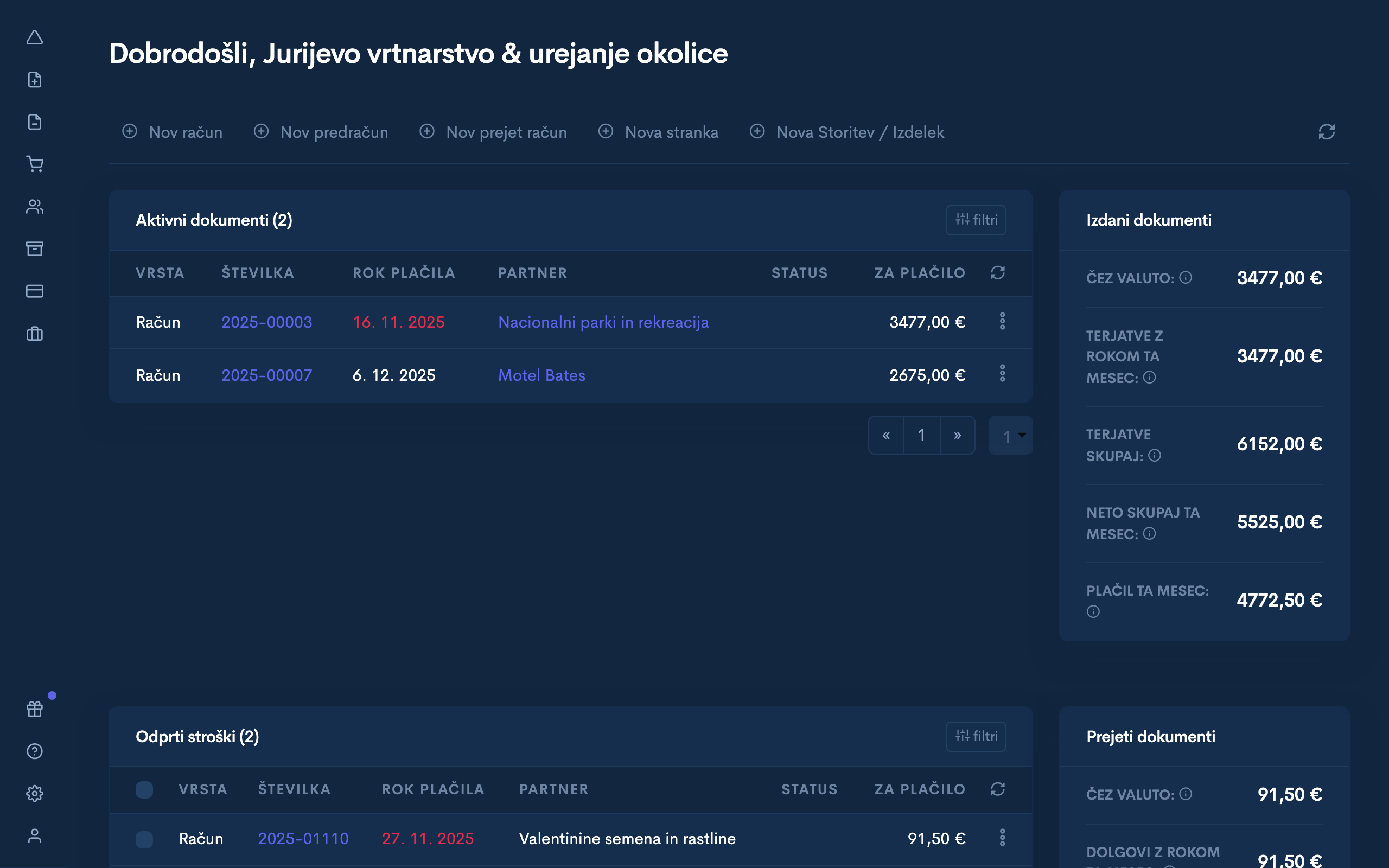 Spletna aplikacija Apollo na tablici